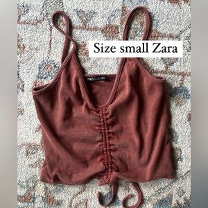 Zara crop tank size XS